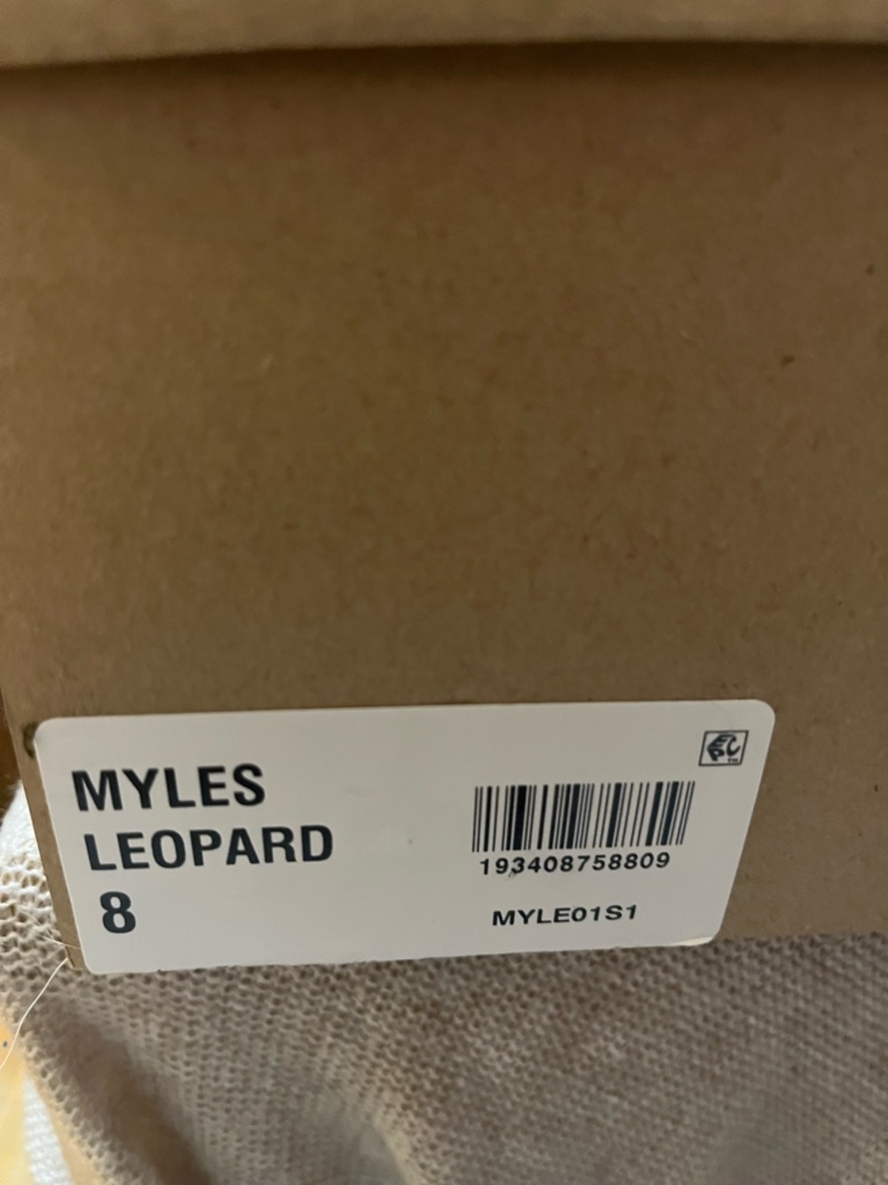 Steve Madden NY90 Women’s Myles Sneakers Leopard Print Pull On Size 8 New In Box - Picture 9 of 9